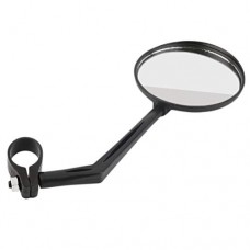 Detectoy 360 Degree Flexible Bicycle Bike Handlebar Rearview Vision Mirror Reflector Convex Surface - B07GBPPYVK